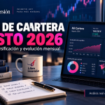 Cierre de cartera agosto 2026: 6.044 € netos en dividendos y evolución de la cartera